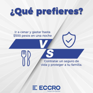Sin darnos cuenta destinamos mucho de nuestro dinero en cosas que no nos dejan beneficio. Mejor invierte en tu seguridad y la de tu familia.
Contáctanos:
📩 ventas@eccro.mx
📱 81 1484 0044
www.eccro.mx
#Eccro #Seguros #SegurosMonterreyNewYorkLife #SeguroDeGastosMedicos #SeguroDeVida #Retiro