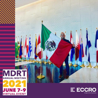 Este es nuestro quinto año consecutivo en el MDRT Annual Meeting, la reunión más importante de seguros dónde solo el 3% de los asesores a nivel mundial forman parte. 
Este año nos enorgullece formar parte del Court of the Table siendo parte del 7% de los asesores miembros de MDRT. 
En Eccro estamos comprometidos con tu protección y siempre estamos innovando y aprendiendo para brindarte un servicio de calidad. 
¡Gracias por tu preferencia!
Protege lo más importante.